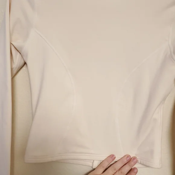 437 The Curve Jacket Crop Full Zip In Craam Sz XS - Picture 12 of 12
